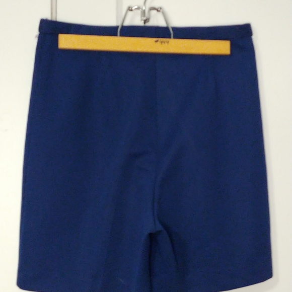 Vintage Navy 100% Polyester Shorts - Picture 3 of 3